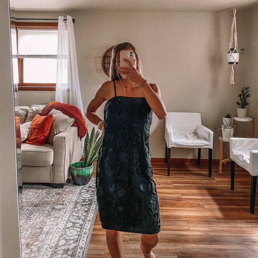 Whbm Strapless Soutache Dress - image 1